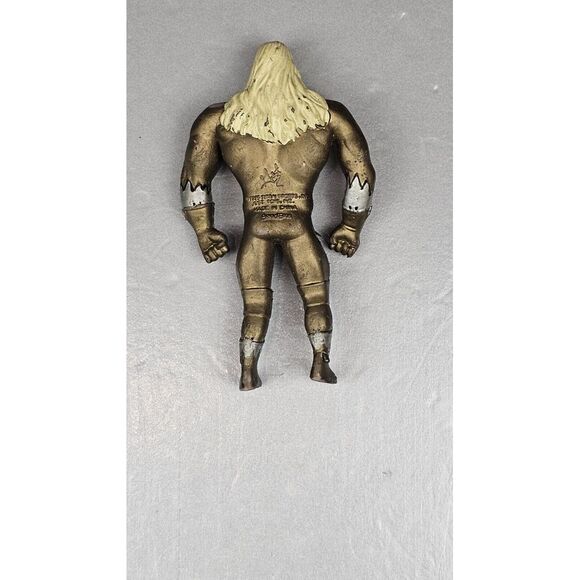 GoldDust Action Figure Bend ems 5" WWE WWF 95' Bendies JUST‎ TOYS Series 3 VTG - Picture 2 of 5